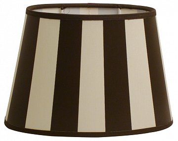 Абажур овальный  Ring Dark Brown